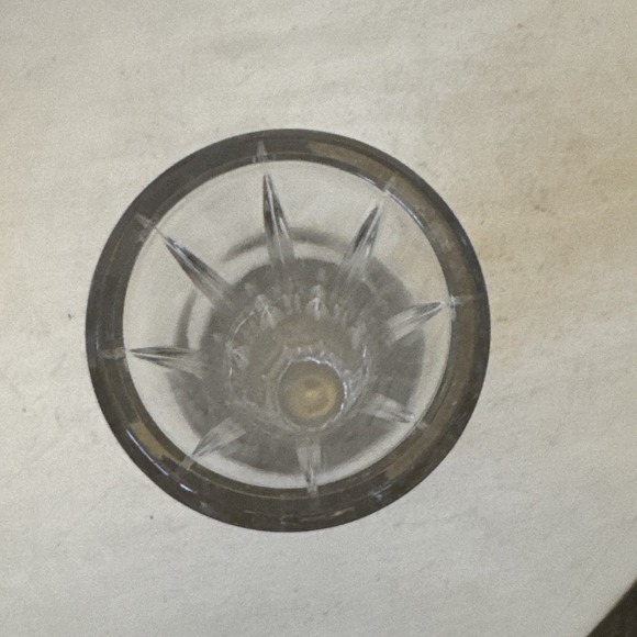 Mikasa Tall Crystal Flower Vase - Flared Neck - 9 7/8 inches - Picture 6 of 7